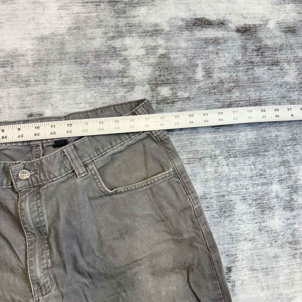 Carhartt Mens Relaxed Fit Rugged Flex Work Pants Grey 38x32 Distressed - Picture 9 of 11